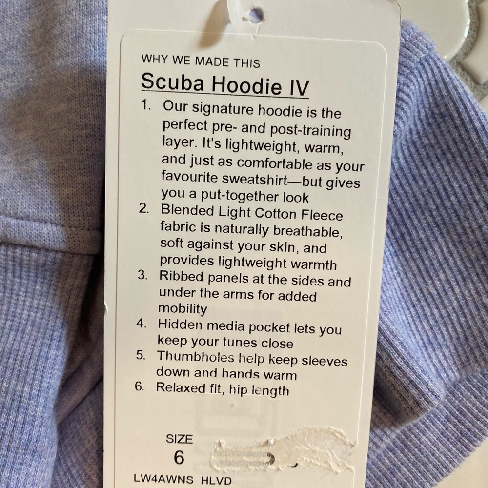 Scuba Hoodie IV Lavender
